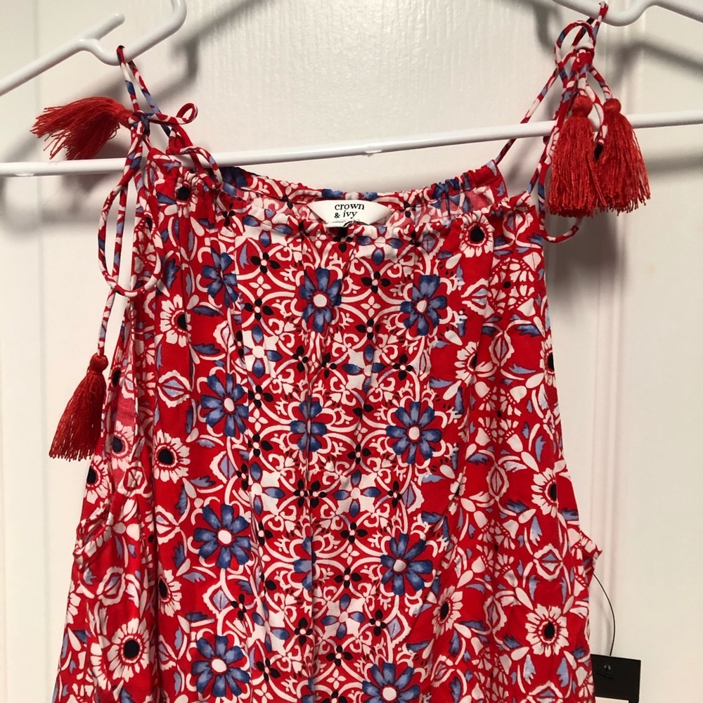 🌹Crown & Ivy™ Challis Tunic Tank BRAND NEW - Picture 3 of 12